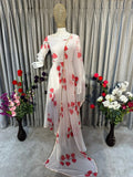 Women's Georgette Long Gown Anarkali Dress With Dupatta Party Wear Dress 13-MA1 image 2