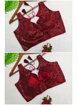 Chinon Silk Sequence Work Blouse image 1