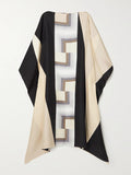 Boat Neck Style Silk Crepe Kaftan Holiday Wear J5612 image 2