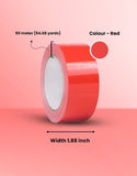 Red General Purpose Packing Tape – 54.68 Yards | Bold Sealing Tape for Shipping, Branding &amp; Warehouse Use Paperback bookcover – AVRBOOKS