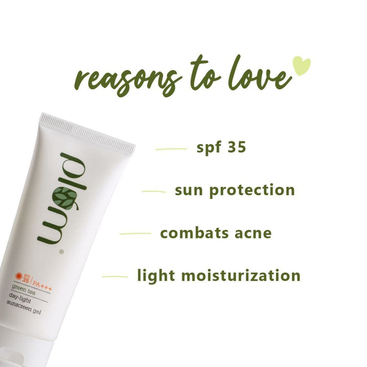 Plum Green Tea Day-Light Sunscreen Gel SPF 35 PA+++ - 50 GMS image 2