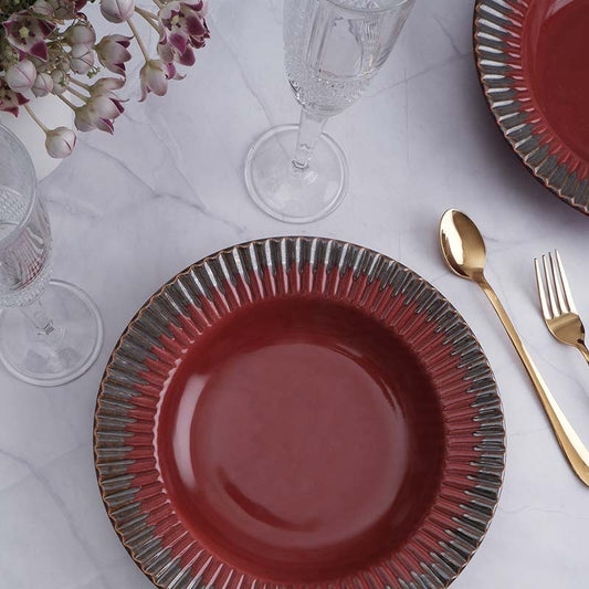 Ayame Ceramic Past Plate | Set Of 2 image 1