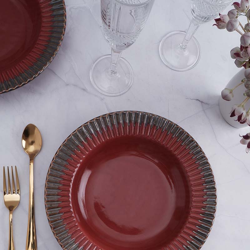 Ayame Ceramic Past Plate | Set Of 2 image 2