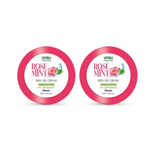 Vasu Naturals Rose & Mint Gel Cream - 120 ml (pack of 2) image 1