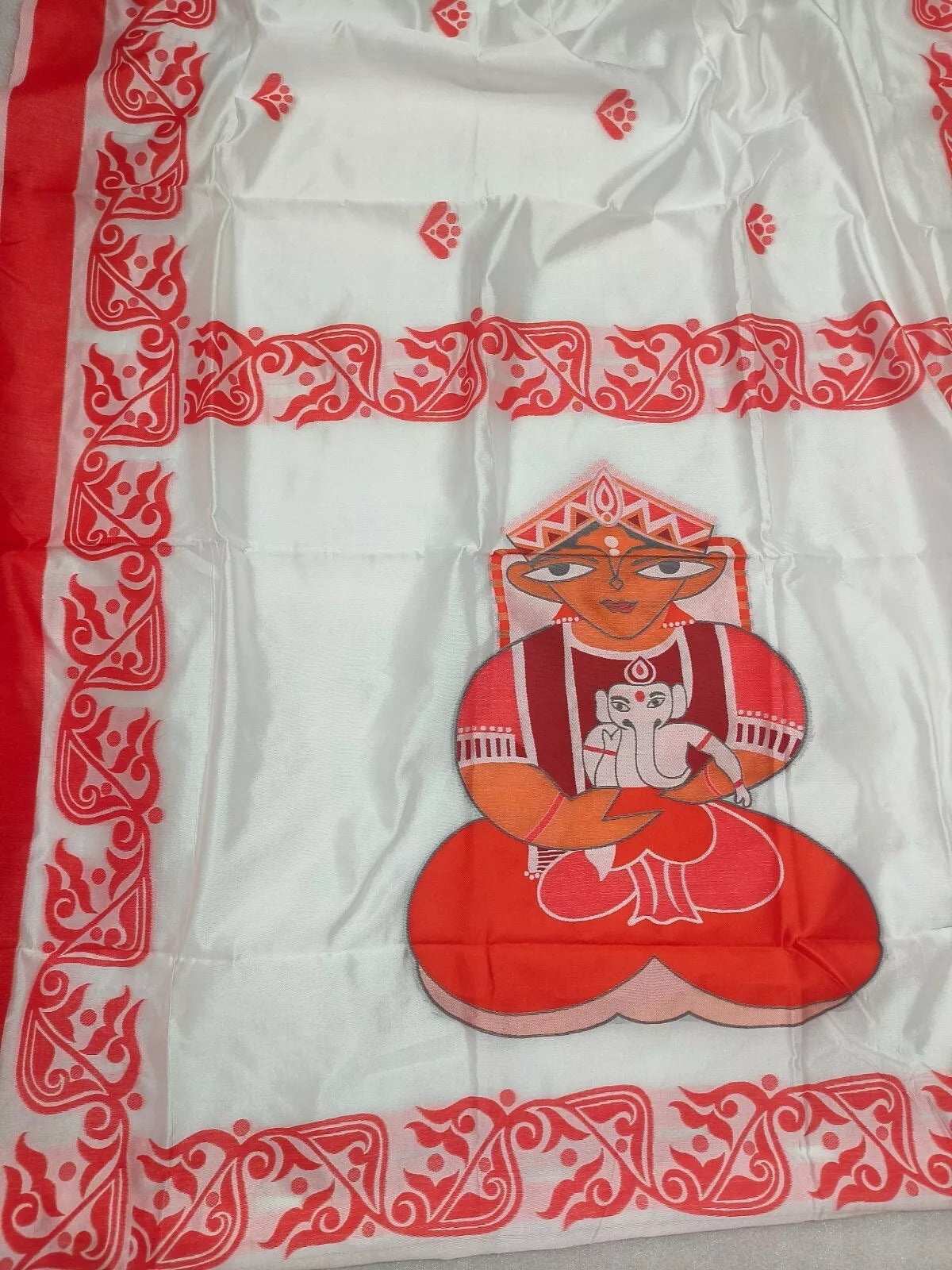 Wedding Wear Banarasi Soft Silk Saree & Blouse image 10