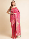 Women's Heavy Banarasi Weaving Patola Silk Saree image 2