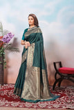 Traditional Soft Silk Indian Designer Festival Sari With Blouse 11-VF image 4