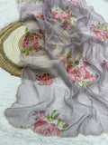 Lili Soft Organza Saree With Blouse image 7