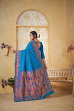 Pethani Silk With Fancy Pallu Traditional Wear Saree With Blouse 11-VF image 13