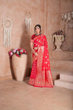 Traditional Soft Silk Indian Designer Festival Sari With Blouse 11-VF image 11