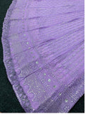 Butterfly Net With Embroidery Foil Mirror Work Lehenga Choli With Dupatta image 10