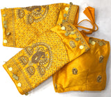 Fancy Phantom Silk Wedding Wear Blouse Latest Designer Choli Top image 9