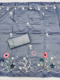 Fancy Traditional Beautiful Roman Silk Designer Top Bottom & Dupatta 12-VF image 12