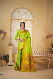 Pethani Silk With Fancy Pallu Traditional Wear Saree With Blouse 11-VF image 6