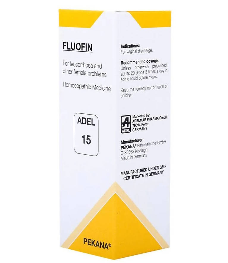 ADEL Homeopathy 15 Fluofin Drops - 20ml image 2
