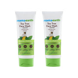 Mamaearth Tea Tree Facewash for acne and pimples, Pack Of 2 image 1