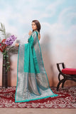 Traditional Soft Silk Indian Designer Festival Sari With Blouse 11-VF image 13