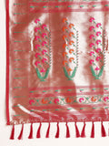 Pink Pure Soft Kanchivram Pethani Silk Saree image 7