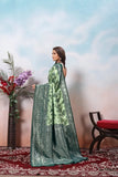 Kanjiwaram Silk With Rich Pallu Traditional Wear Sari With Blouse 11-VF image 18