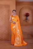 Wedding Designer Soft Silk Weaving Banarasi Sari With Blouse 11-VF image 6
