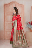 Elegant Soft Silk Weaving Saree With Banarasi Jari Work With Blouse 11-VF image 14