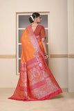 Festival Wedding Wear Soft Silk Saree Weaving Banarasi With Blouse 11-VF image 13