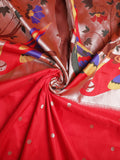 Pure Soft Kanchivram Paithani Silk Saree For Women's image 8