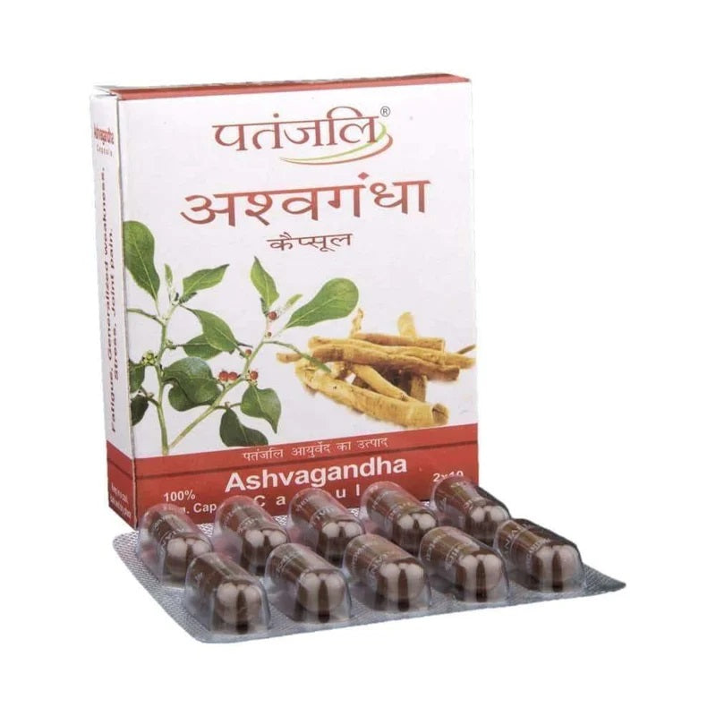 Patanjali Ashwagandha Capsules -20 caps - Pack of 1 image 2