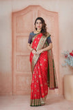 Elegant Soft Silk Weaving Saree With Banarasi Jari Work With Blouse 11-VF image 7