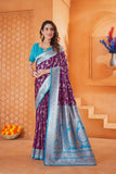 Soft Silk Weaving Saree With Banarasi Jari Work Designer With Blouse 11-VF image 7