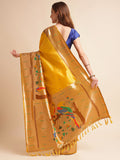 Pure Soft Kanchivram Paithani Silk Saree For Women's image 11