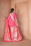 Soft Silk Saree Weaving Banarasi Traditional Wear Sari With Blouse 11-VF image 15