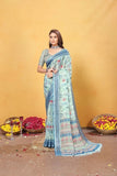Soft Bamber Weaving Rich Pallu Traditional Wear Sari With Blouse 11-VF image 6