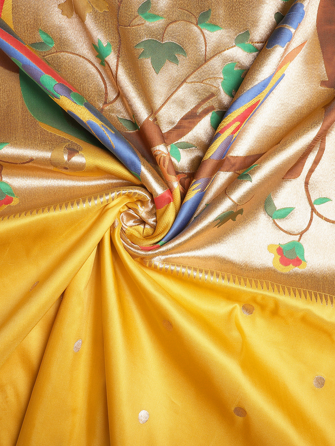 Pure Soft Kanchivram Paithani Silk Saree For Women's image 16