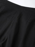 Black Pure Cotton Long Salwar Kameez With Dupatta image 6