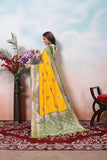 Traditional Soft Silk Jacquard Border Contras Sari With Blouse 11-VF image 15