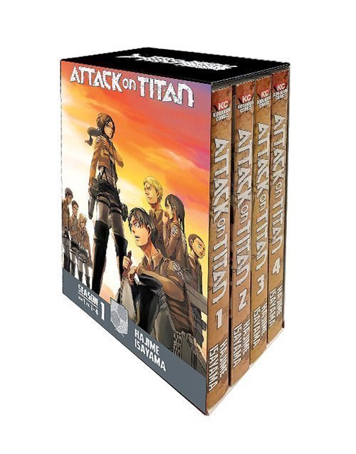 Attack on Titan: The Beginning Box Set (Volumes 1-4) ISBN: 9781632360380 ISBN 9781632360380 Paperback bookcover – AVRBOOKS