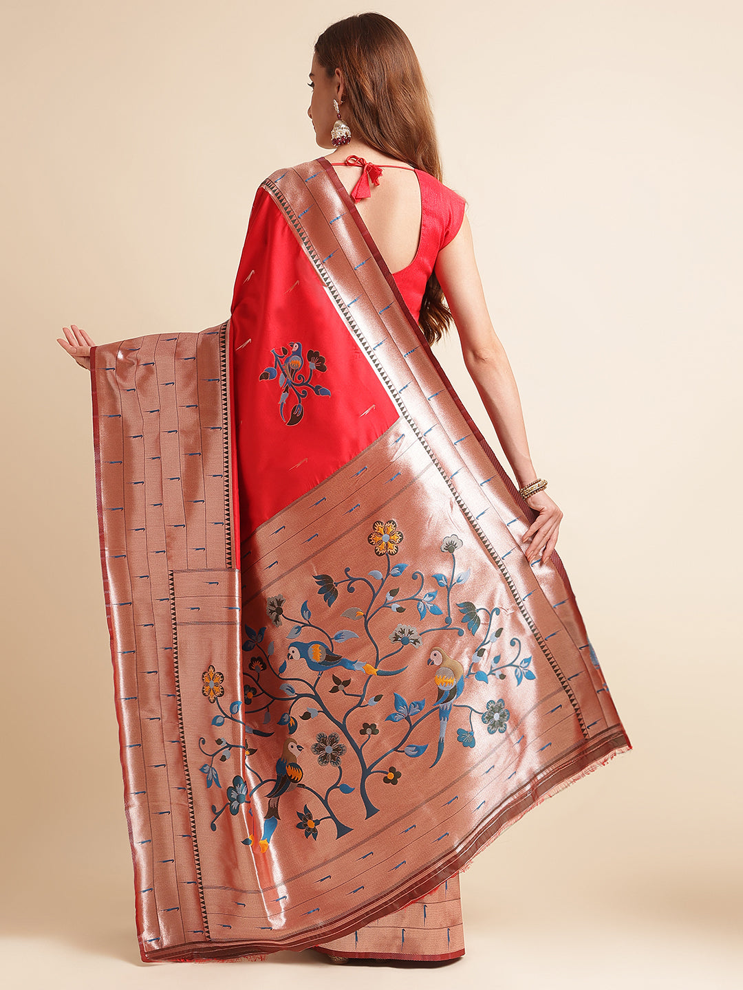 Pure Soft Banarasi Silk Heavy saree With Blouse image 11