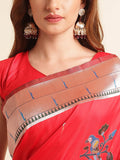 Pure Soft Banarasi Silk Heavy saree With Blouse image 14