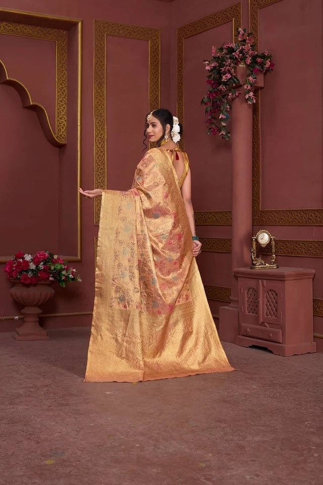 Festival Pure Tissu Traditional Wedding Festival Saree With Blouse 11-VF image 15