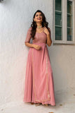 Full Stitched Georgette With Sequence Embroidery Work Anarkali Dress image 2