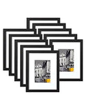 8x10 Picture Frames Set of 10 – Black Photo Frame Collage for 5x7 or 8x10 Pictures, Tabletop or Wall Display, Home Gallery Décor Paperback bookcover – AVRBOOKS