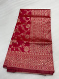 Women's Banarasi Soft Silk Saree image 7