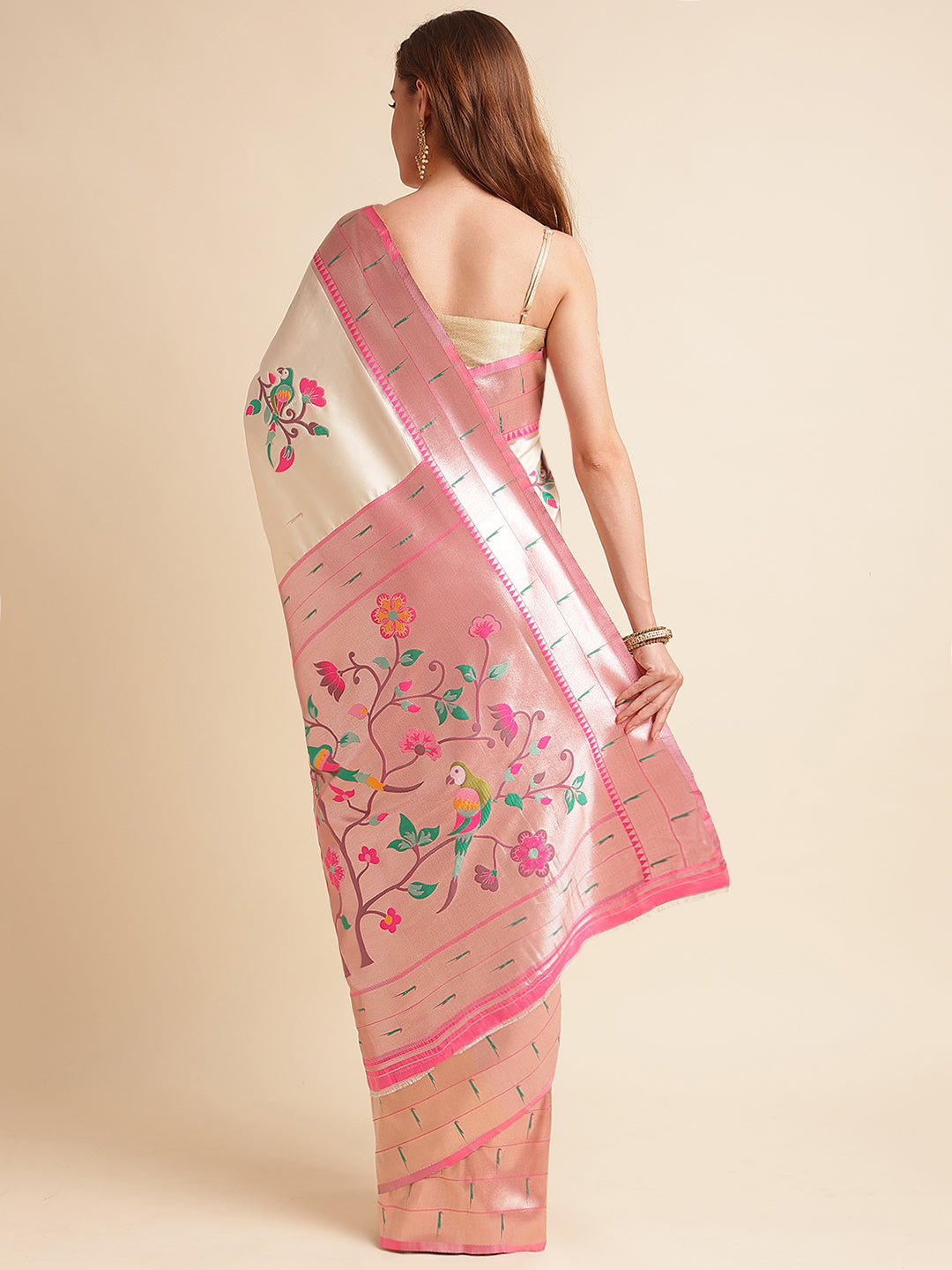 Pure Soft Banarasi Silk Heavy saree With Blouse image 2