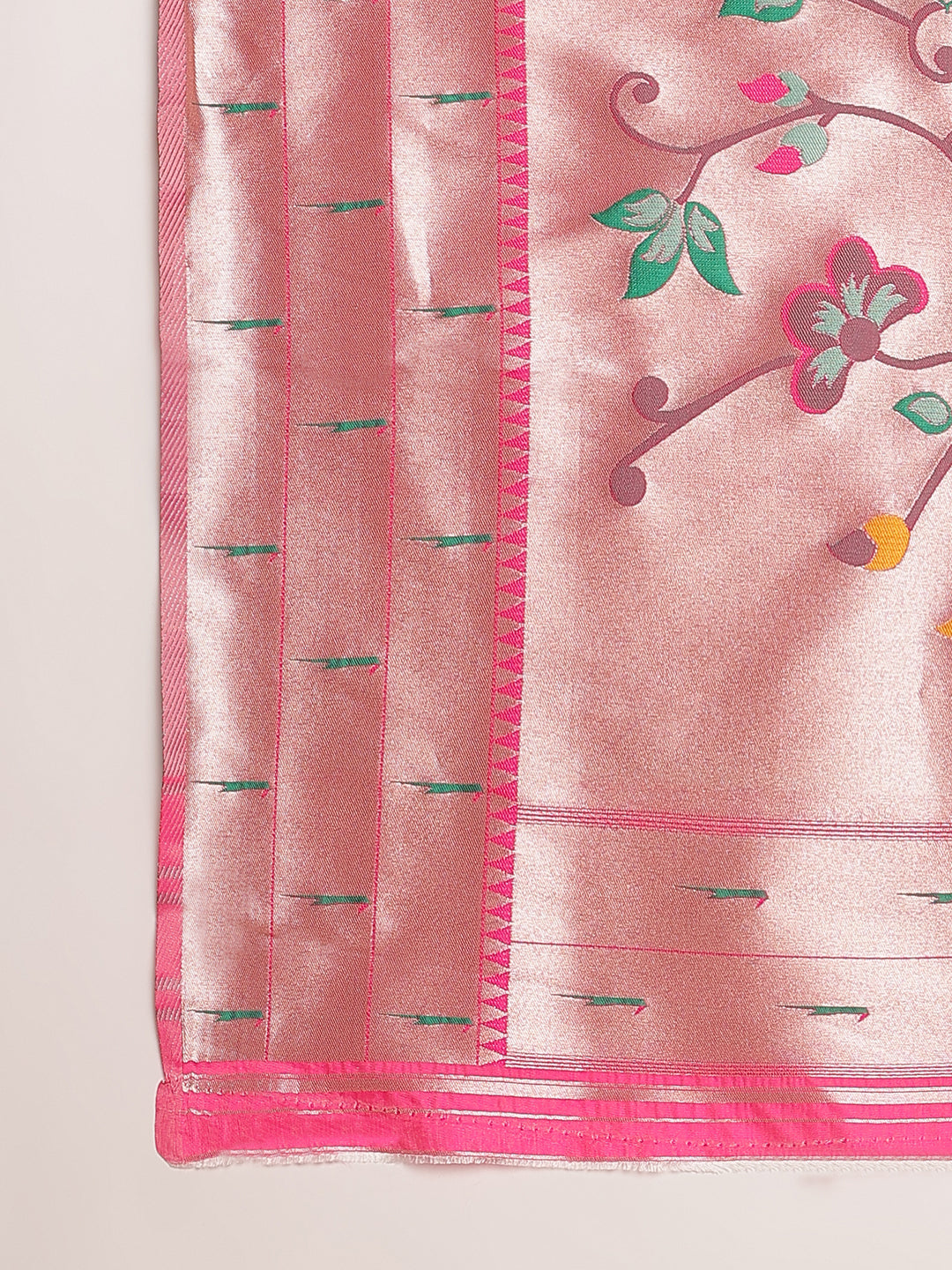 Pure Soft Banarasi Silk Heavy saree With Blouse image 7