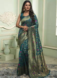 Banarasi Soft Silk Saree With Blouse image 4