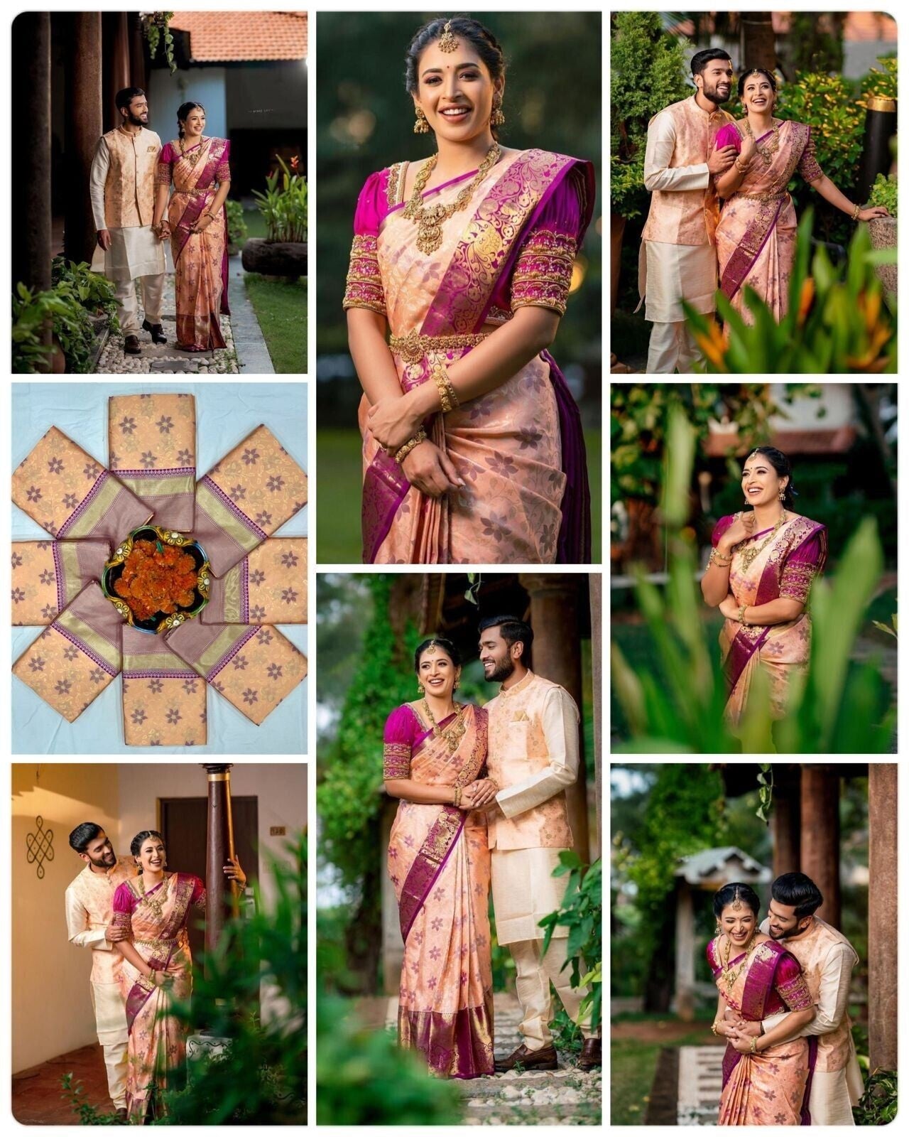 Soft Lichi Silk & Jacquard Work Saree With Blouse image 10