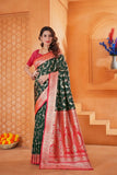 Soft Silk Weaving Saree With Banarasi Jari Work Designer With Blouse 11-VF image 8