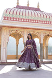 Viscose Jacquard Embroidery & Sequence Work Lehenga Choli With Dupatta image 2