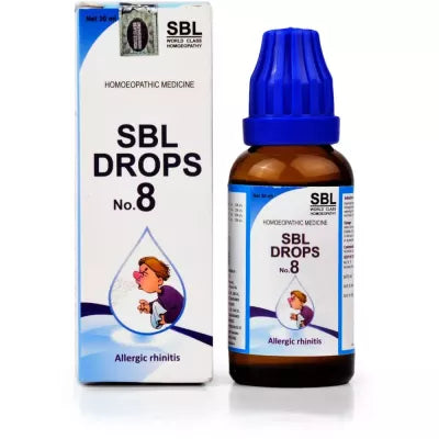 SBL Homeopathy Drops No. 8 Allergic Rhinitis image 1